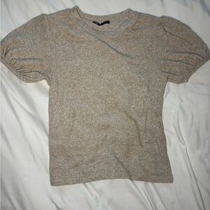Zara tan blouse
